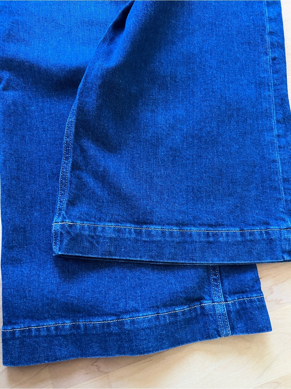 PAIGE Harper Indigo Zip-Front Jeans - Picture 3 of 7